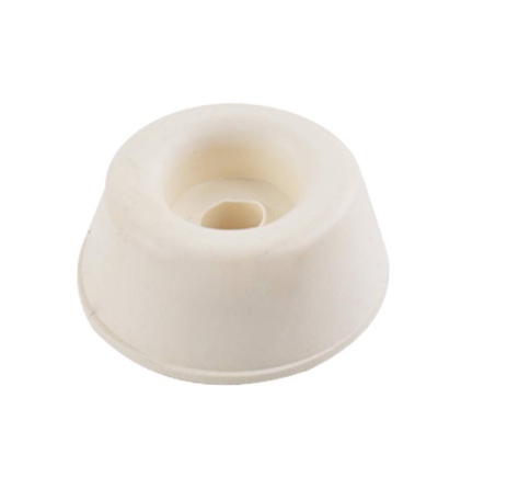 DOOR STOP SCREW-IN RUBBER WHITE 12XØ25