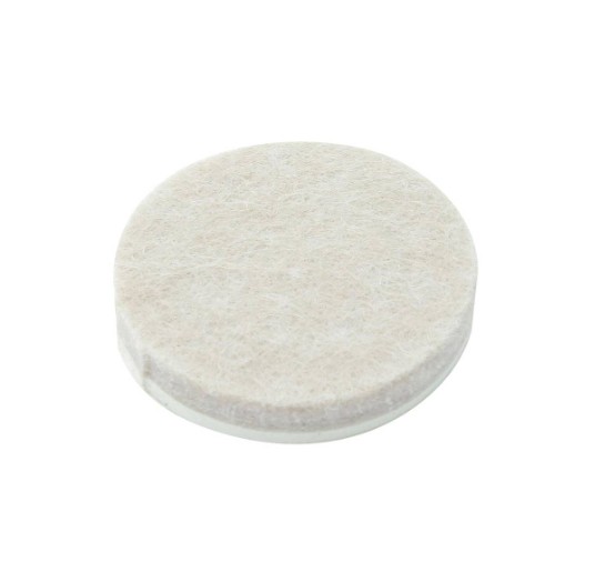 SS GB 1-1/2 IN ROUND BGE FLT PADS-24 PC