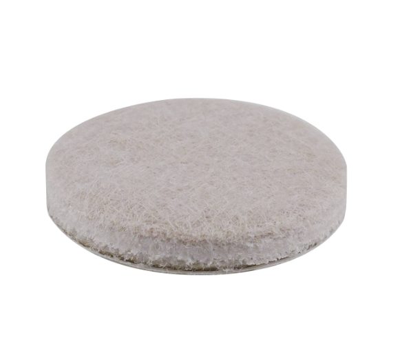 Ultimate 1-1/2 in. Beige Round Self-Adhesive Furniture Felt Pads with Gorilla Glue Technology (24-Pack)
