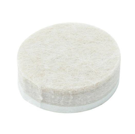 SS GB 1 IN ROUND BEIGE FELT PADS-16 PC