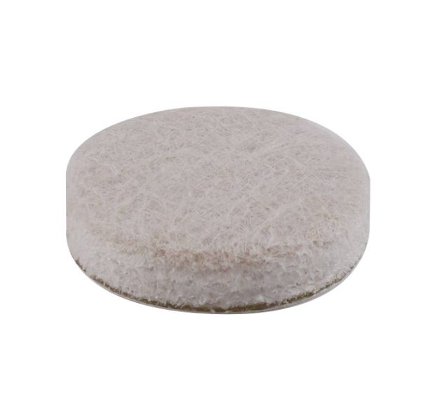 Ultimate 1 in. Beige Round Self-Adhesive Furniture Felt Pads with Gorilla Glue Technology (48-Pack)