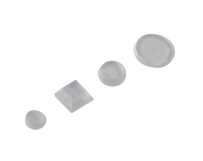 ASSORTED SIZES CLEAR TPE BUMPERS 100 PC