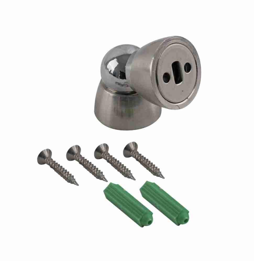 SMALL SPHERE DOOR STOP SATIN C