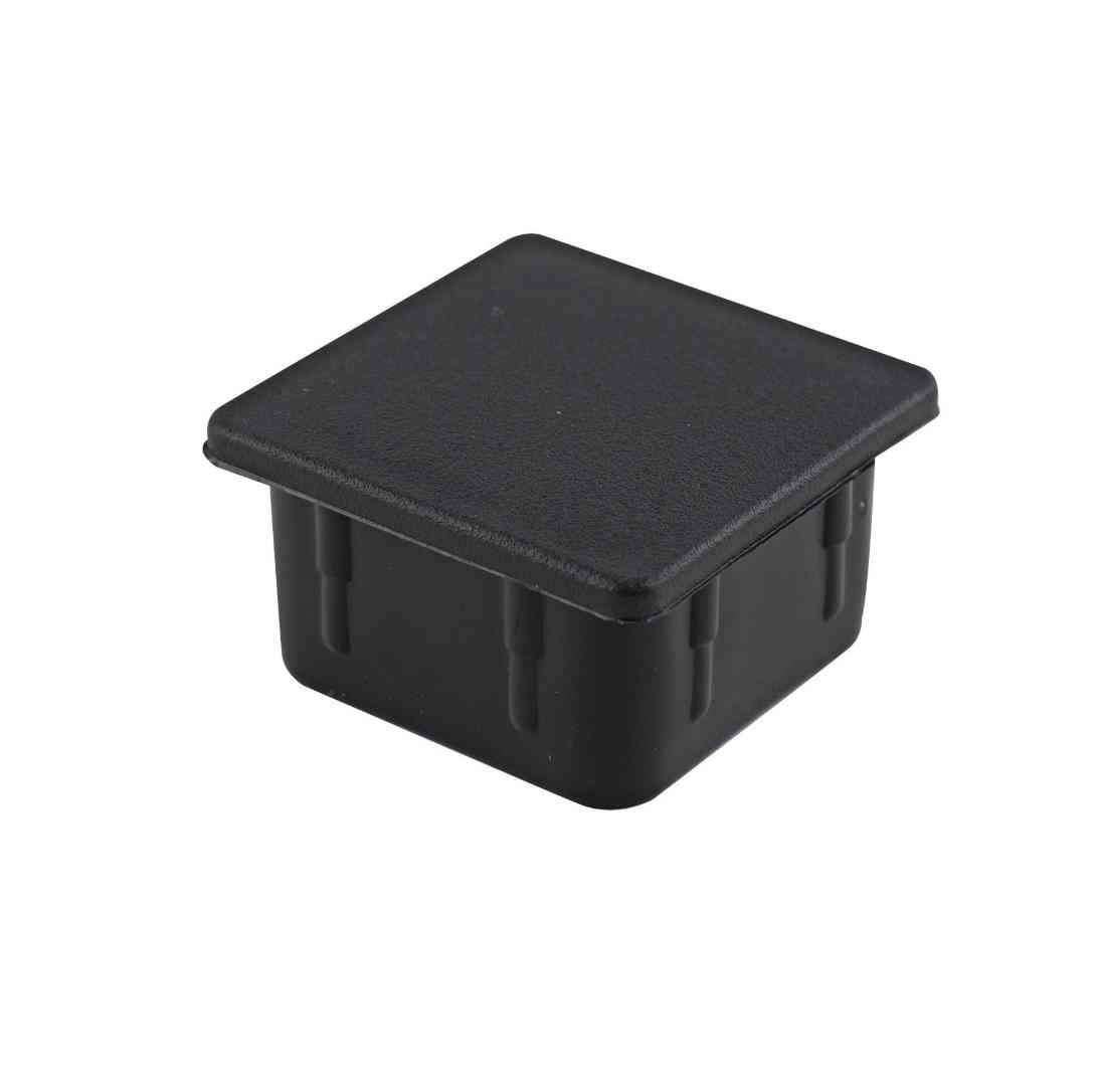 C/TIP SQUARE INT 50 BLK PLASTIC 4PCS