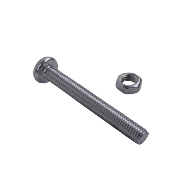 Machine Screw Pan Head & Nut M5x40mm BZP PK15