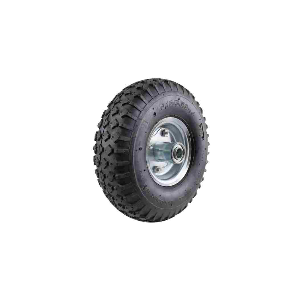 Wheel - Pneumatic Tyre on Silver Steel Hub 260mm