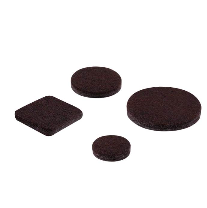 Ultimate Assorted Brown Self-Adhesive Furniture Sliders, Felt Pads Value Pack with Gorilla Glue Technology (134-Piece)