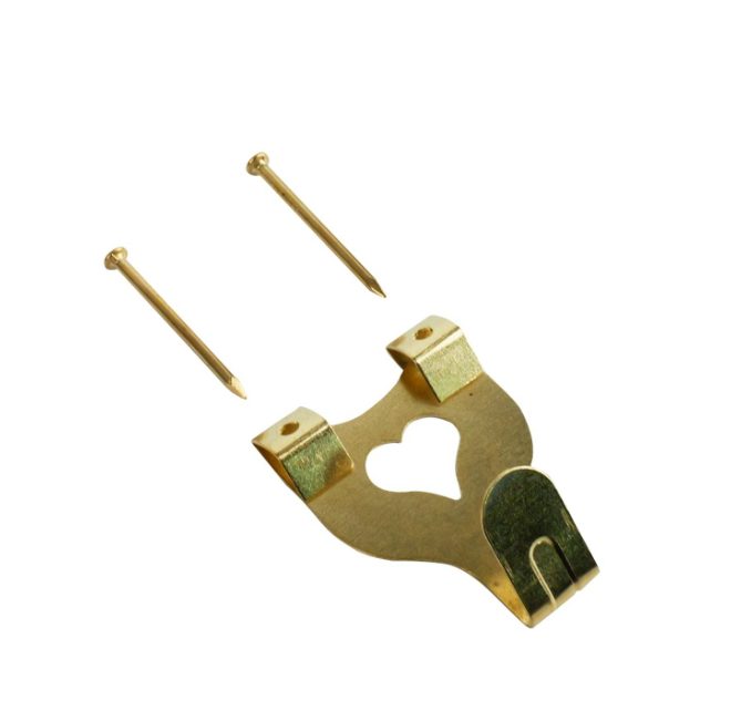 Picture Hooks Large Brass Plated PK20