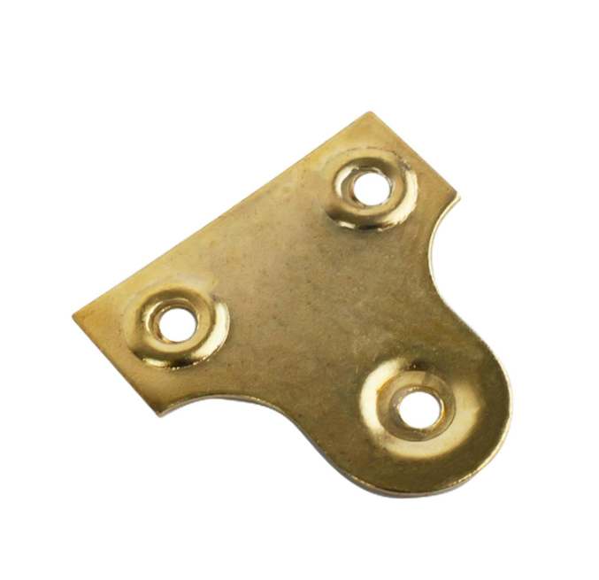 Picture Frame Brackets 38mm Brass Plated PK4