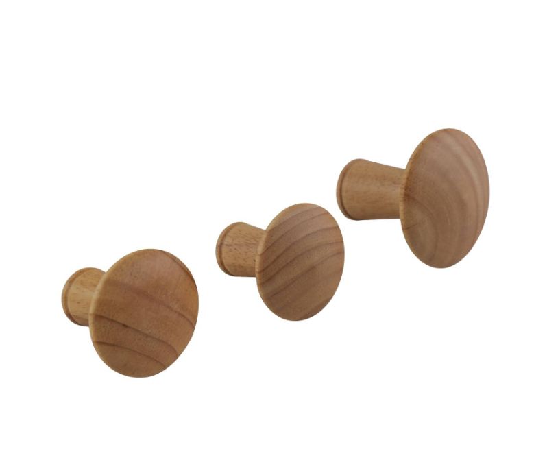 Wood Dots Hook Set - Oak Effect FSC100%