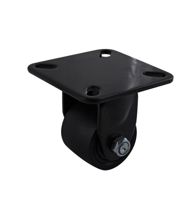 50MM BLACK FIXED MACHINE CASTOR 300KG