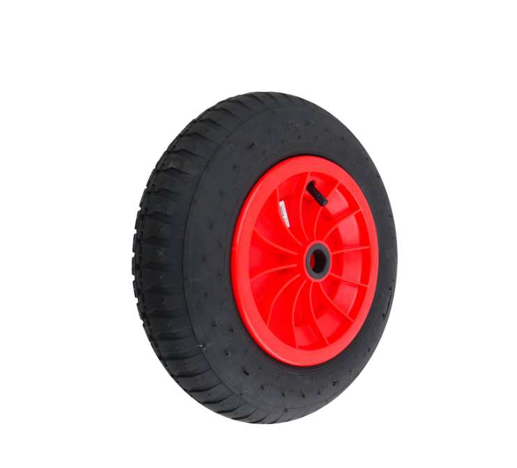 Penumatic Wheel, 25mm bore, 360mm, 100kg