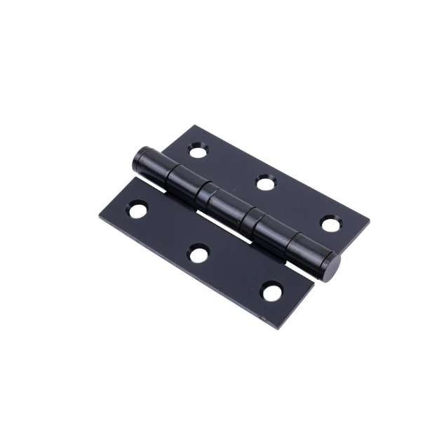 Butt Hinges 75mm Matt Black PK2