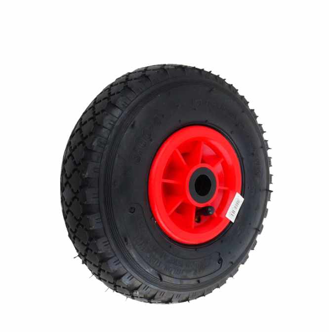 Wheel 255mm Rubber, Inflatable Black
