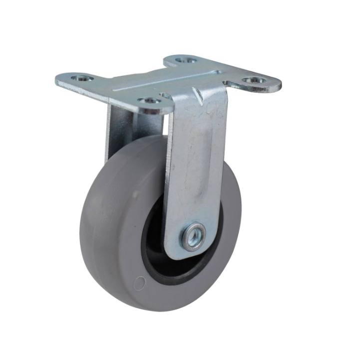 75MM GREY RUBBER FIXED