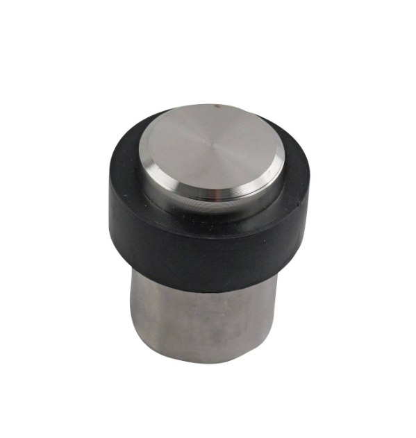 DOOR STOP TALL WIDE RUBBER SAT