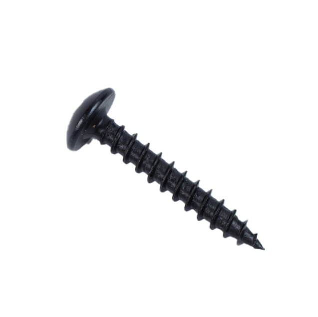 ROUNDHEAD SCREWS - BLACK 1 X 8