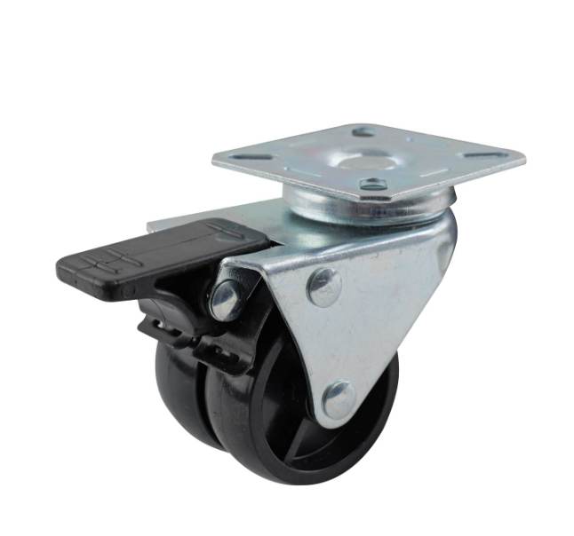 50MM PP TWIN WHEEL TOTAL LOCK