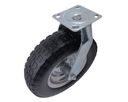 Solid Rubber Swivel Caster 12IN