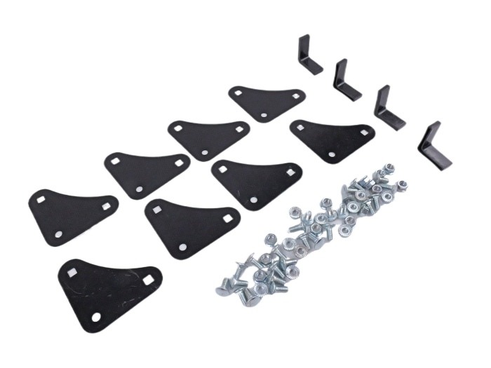 BLACK STARTER PACK FOR SLOTTED ANGLE