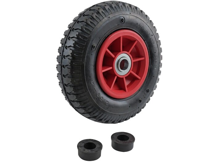 WHEEL PNEU 250X4 NYLON 3/4 BRG