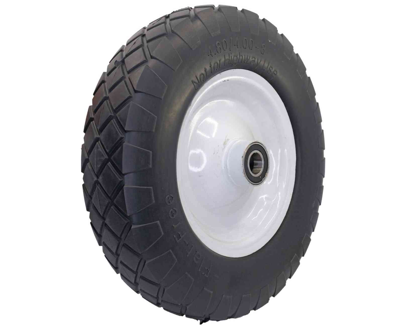 WHEEL FLATFREE 400X8 STEEL 1 B