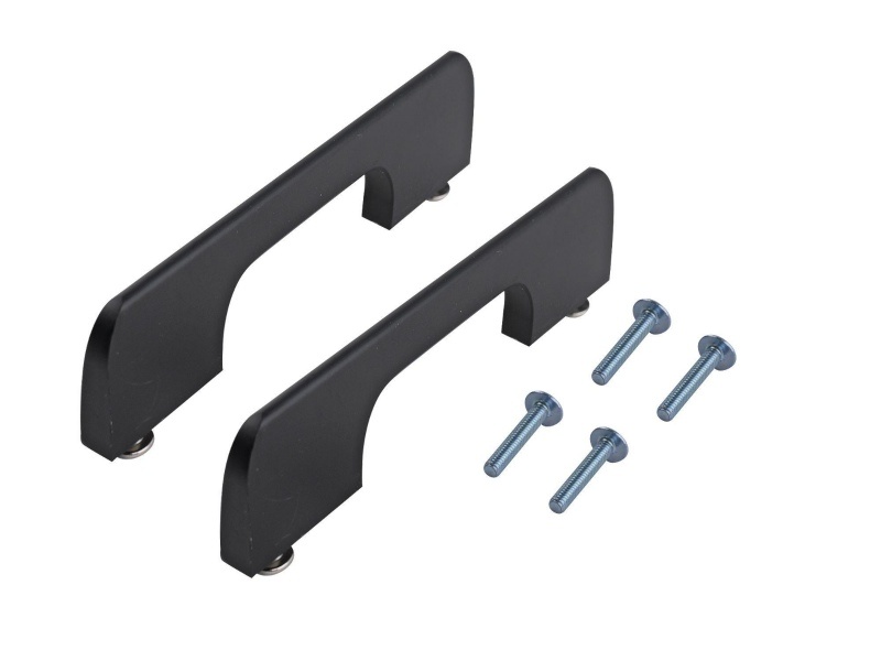 Smooth Slim Handle 96mm Matt Black PK2