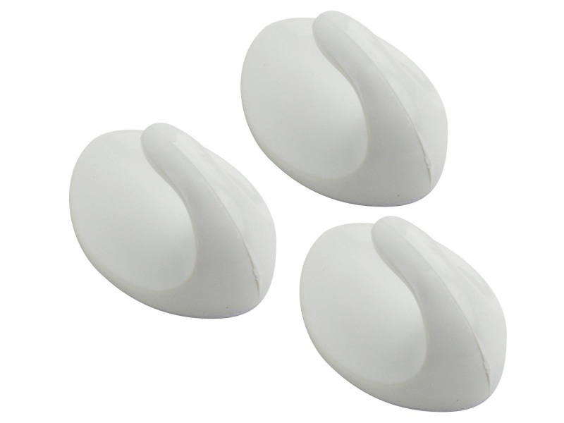 ADH OVAL HOOK LARGE WHT